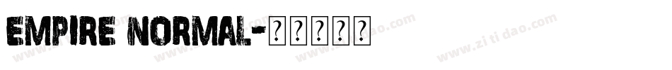 Empire Normal字体转换